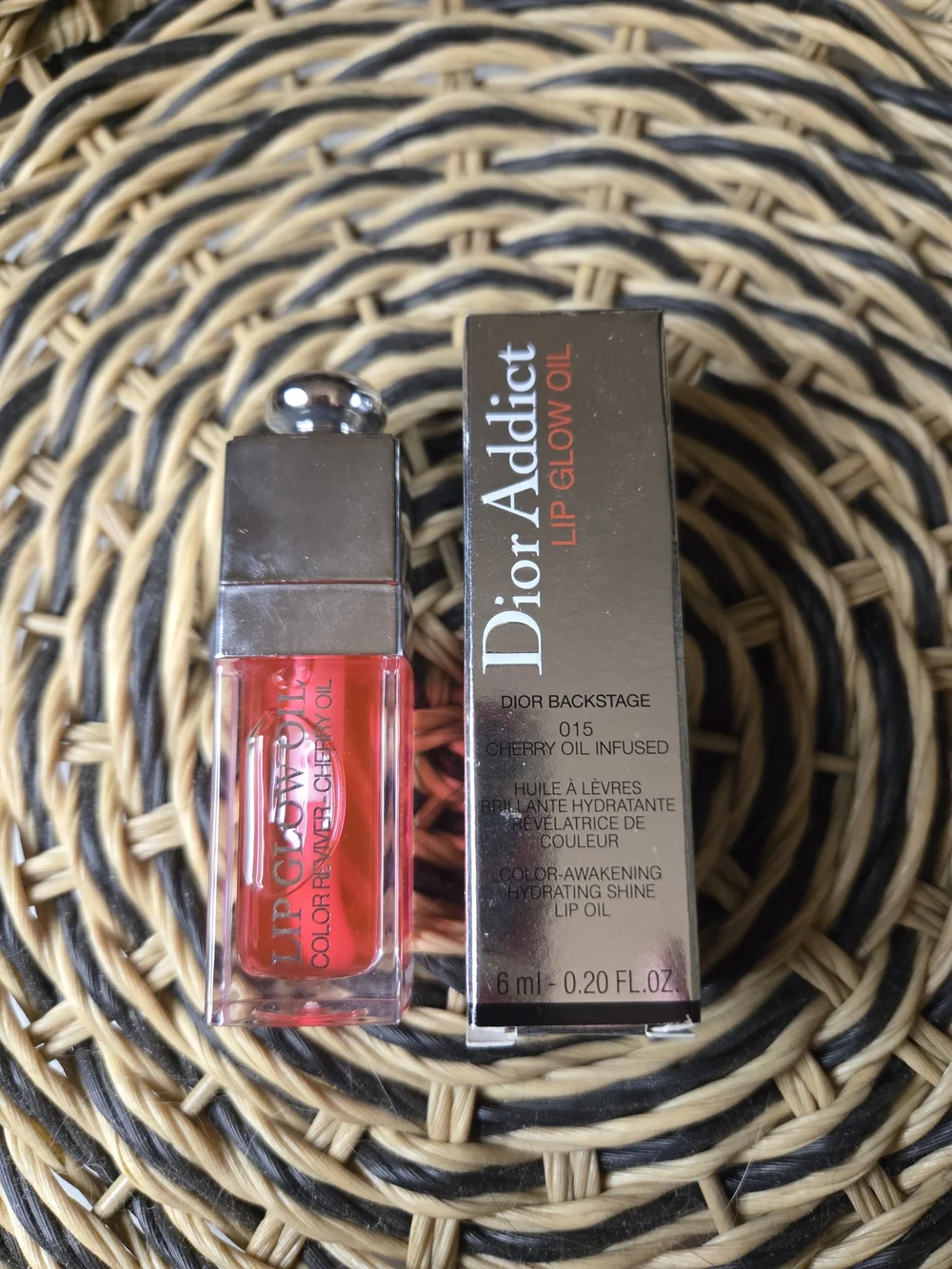 Dior Lip Glow Oil— Cherry 015 NWB